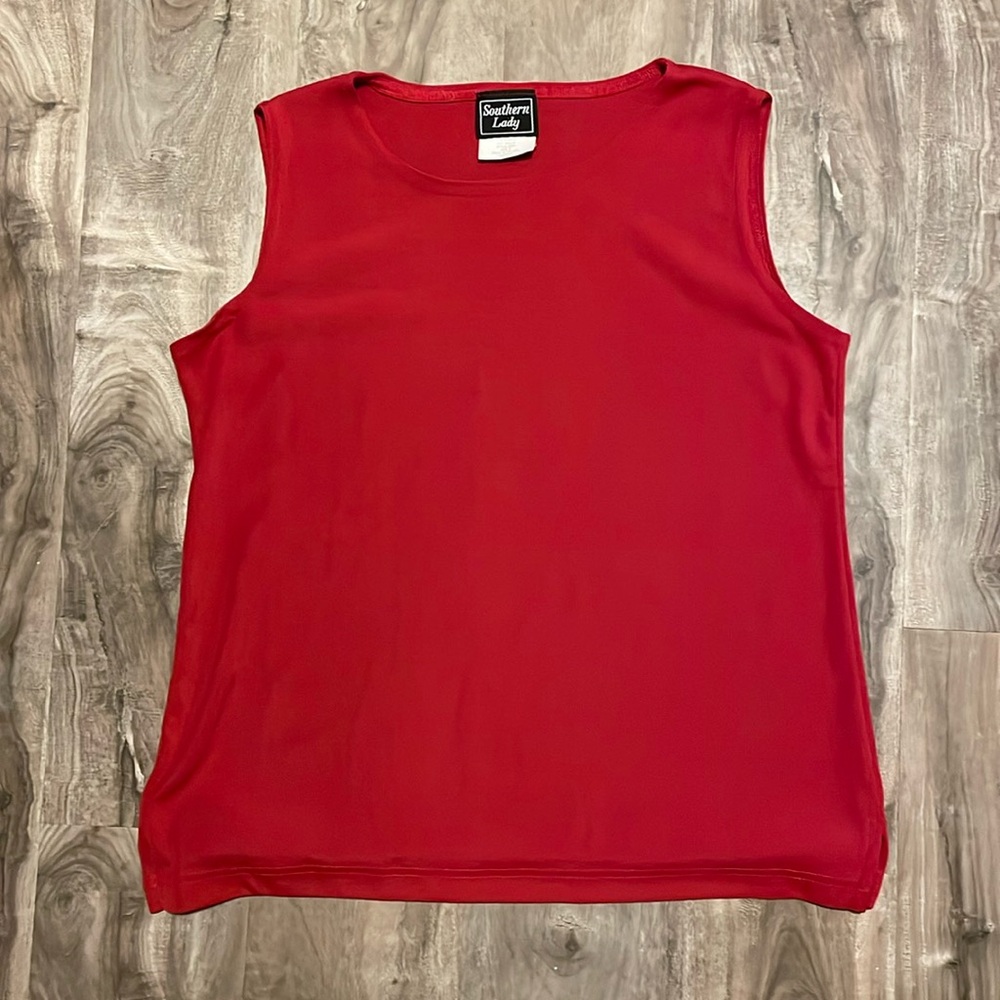 Suit scoop neck tank